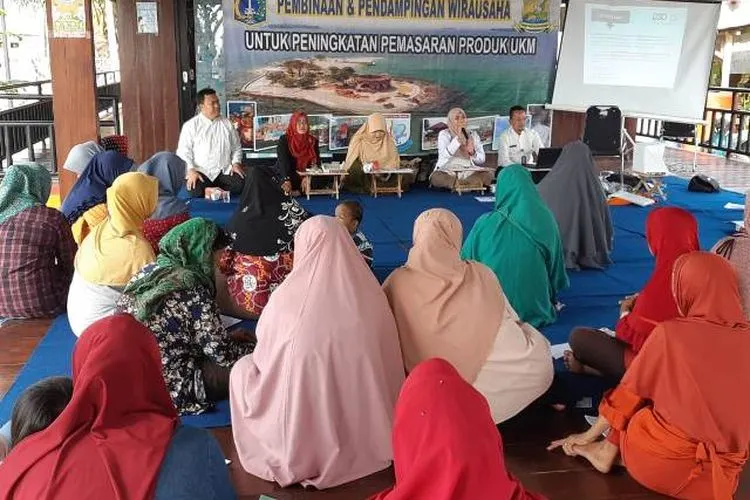 Sosialisasi pembinaan usaha oleh Seksi KUMK UKT 2 Pemkab Kepulauan Seribu/pulauseribu.jakarta.go.id