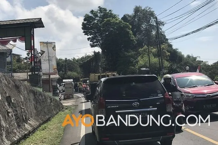 Kemacetan di kawasan Puncak (ilustrasi)/Ayobandung.com/Muhammad Ikhsan