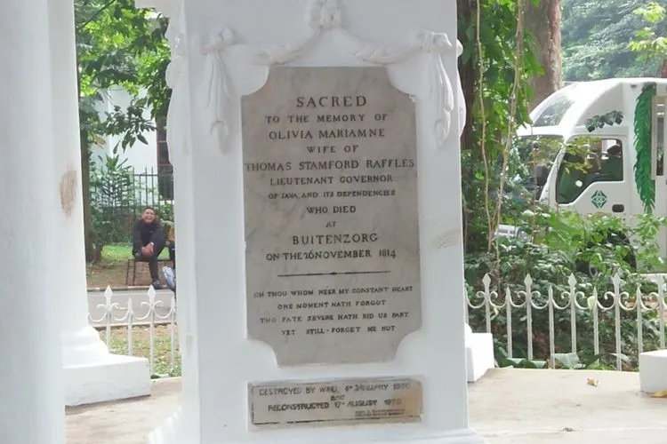 Monumen Lady Raffles, Saksi Cinta Sang Gubernur Hindia Belanda (Husnul Khatiamah/ AyoJakarta)