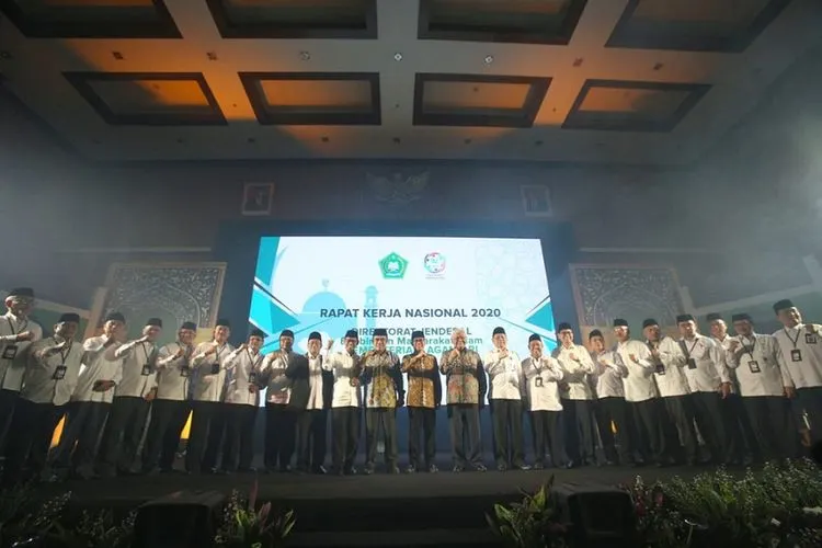 Rapat Kerja Nasional Ditjen Bimas Islam 2020 di Auditorium HM Rasjidi, kantor Kementerian Agama, Jakarta Pusat, Senin (01/3/2020). (Bagian Perencanaan Ditjen Bimas Islam Kementerian Agama RI)