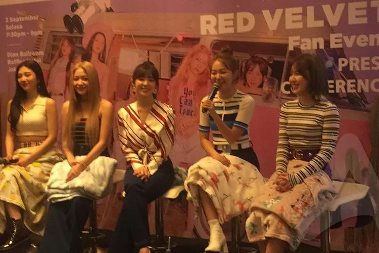 konferensi pers red velvet/ayojakarta.com