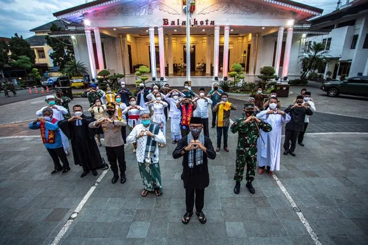 Renungan dan Doa Bersama Akhir Tahun’ di Balai Kota Bogor, Kamis (31/12/2020). (dok)