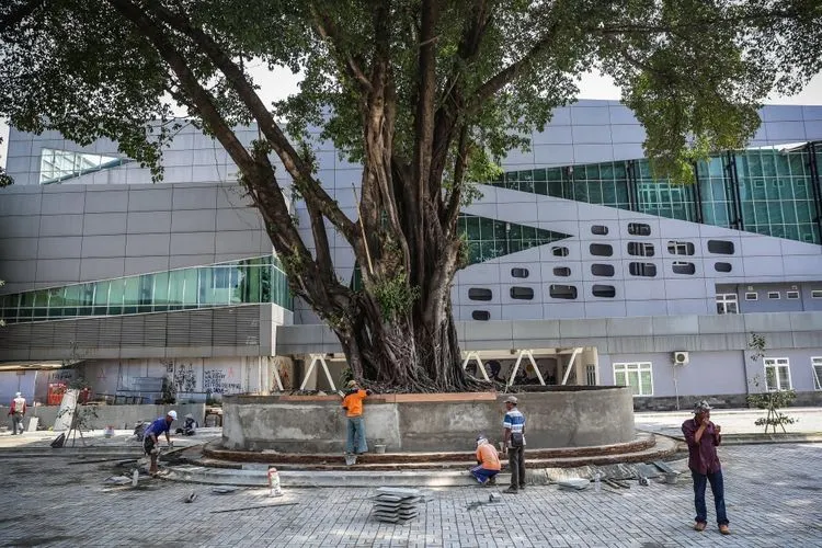 Revitaslisasi TIm yang dikerjakan  PT Jakarta Propertindo (Kompas.com/Garry Andrew Lotulung)