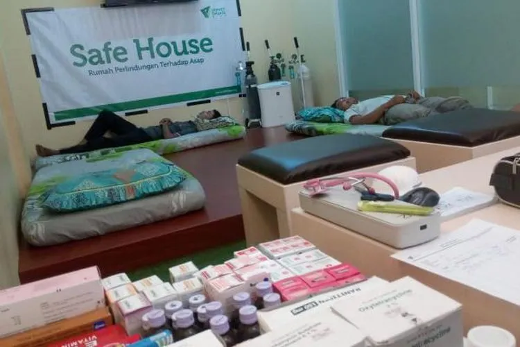 Ilustrasi safe house untuk korban kabut asap/Riaugreen