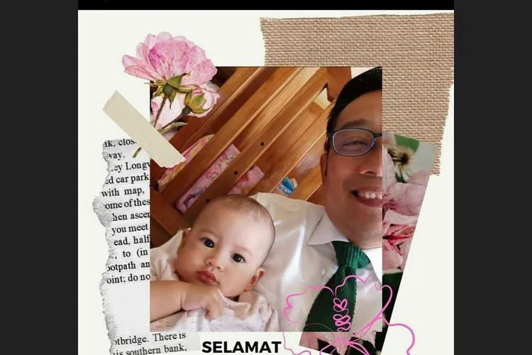 Ridwan Kamil dan anak angkat. (Instagram Ridwan Kamil)
