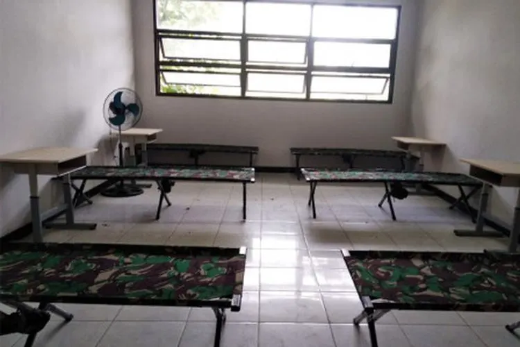 ruang isolasi di SMPN 285 Jakarta / beritajakarta.id