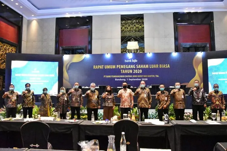 bank bjb menyelenggarakan Rapat Umum Pemegang Saham Luar Biasa (RUPSLB)/ ist