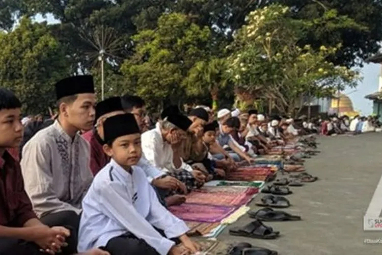 [Ilustrasi] Pelaksanaan Salat Iduladha di Lapang Merdeka Kota Sukabumi, Minggu (11/8/2019). (Foto: Sukabumiupdate.com)