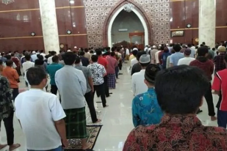 Sebagai ilustrasi salat Jumat berjamaah di Sukoharjo/ Solopos