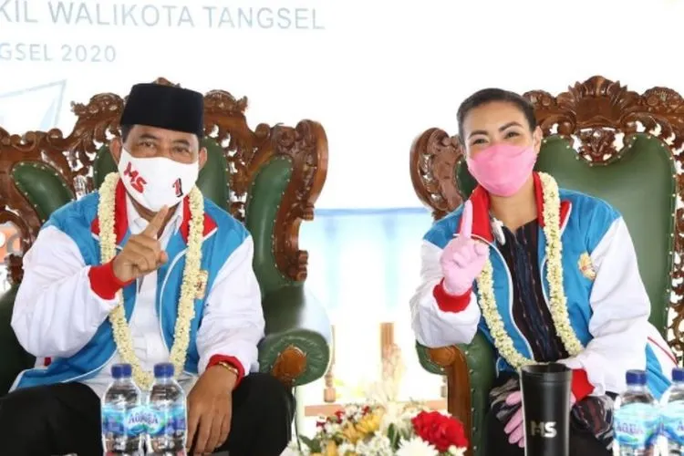 Paslon nomor urut 1 Pilkada Kota Tangerang Selatan, Muhammad-Rahayu / instagram