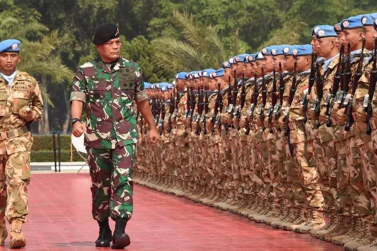 Satgas Kompi Zeni (Kizi) TNI Konga XXXVII E United Nations MULTI-Dimensional Intergrated Stabilization Minusca CAR, tiba di Tanah Air/Puspen TNI