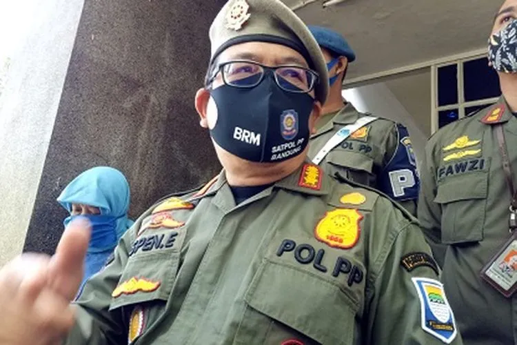 Kepala Bidang Ketentraman dan Ketertiban Umum (Trantribum) Satpol PP Kota Bandung, Taspen Effendi. (Ayobandung/Eneng Reni)