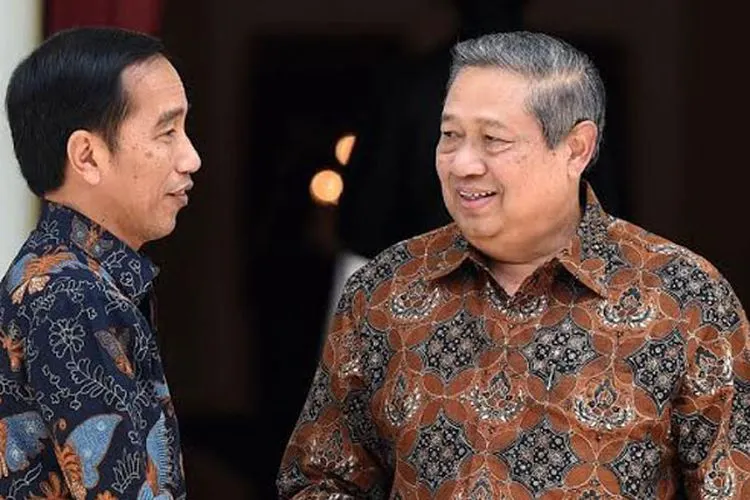 Presiden Jokowi dan Presiden ke-6 RI, Susilo B. Yudhoyono/Poskotanews