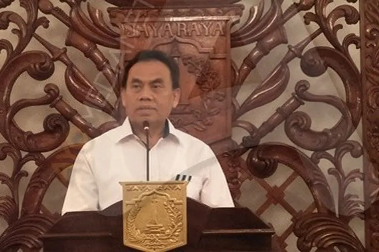 Sekda DKI Saefullah di Balairung Gedung Balai Kota, Jumat (11/10/2019)/Ayojakarta.com
