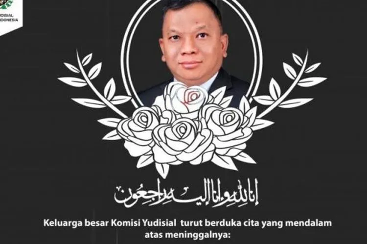 Sekjen Komisi Yudisial Tubagus Rismunandar Ruhijat meninggal usai positif corona. (dok suara.com)