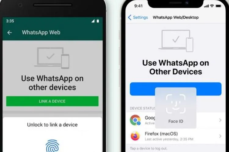 Langkah pengamanan WhatsApp atas sinkronisasi dengan fitur sensor wajah dan sidik jari [WhatsApp].