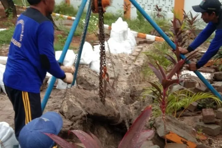 Pembangunan sodetan di Pulau Untung Jawa, Kepulauan Seribu (Berita Jakarta)