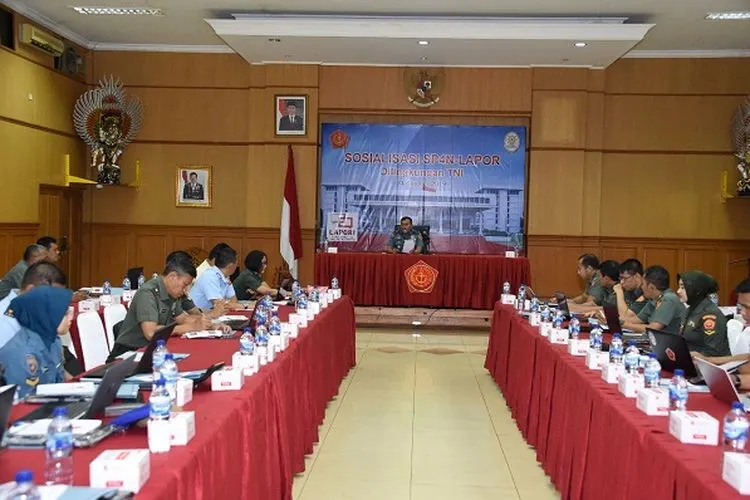 Sosialisasi Sistem Pengelolaan Pengaduan Pelayanan Publik Nasional (SP4N)/Puspen TNI