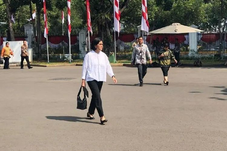 Sri Mulyani tiba di Komplek Istana/CNBC