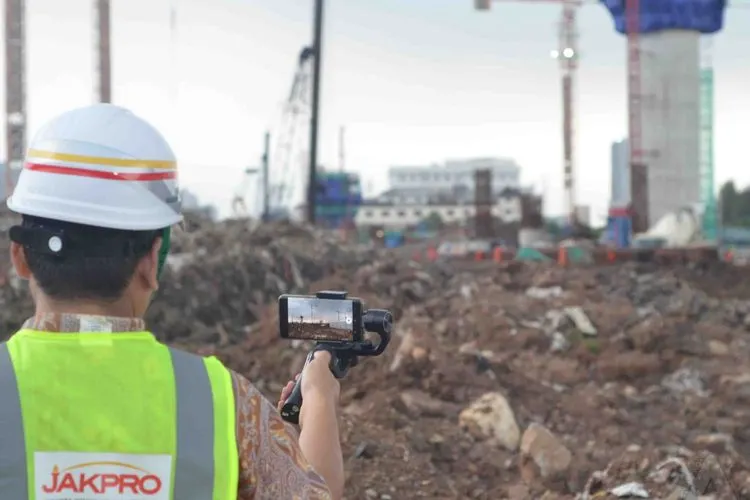 Progress pembangunan Jakarta International Stadium (JIS), Kamis (16/1/2020) (Ayojakarta.com/Hendy Dinata)