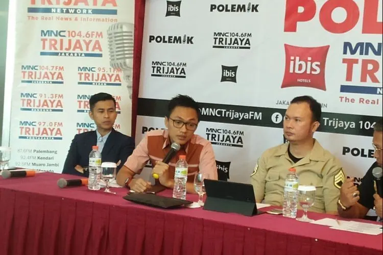 Staf Khusus Presiden Joko Widodo Aminuddin Maruf berbicara dalam diskusi di Ibis Hotel Tamarin, Menteng (Kompas.com/Haryantipuspasari)