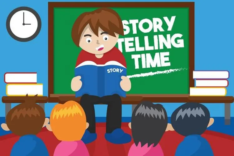 Ilustrasi story telling. (Foto: vecteezy.com)