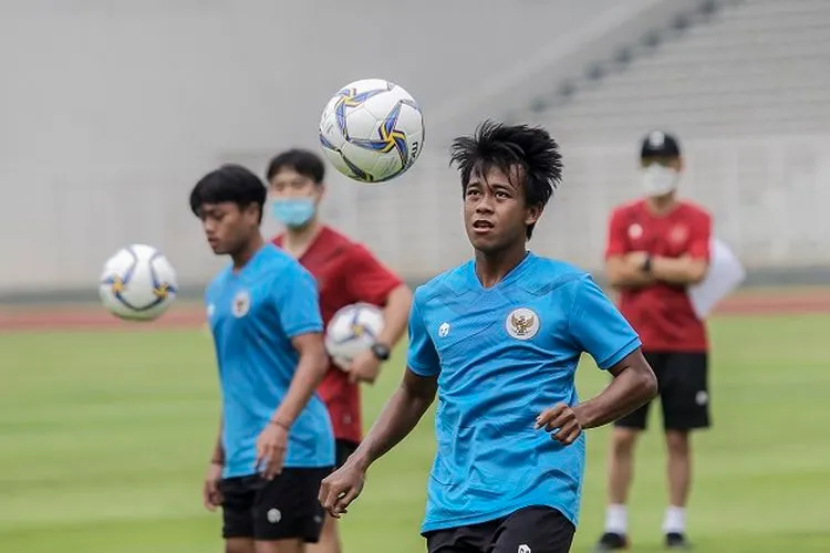 Mochammad Supriadi saat mengikuti TC timnas U-19 di Jakarta. (dok PSSI)
