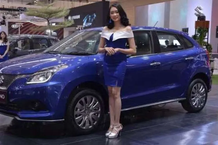 Suzuki Baleno Hatchback dipamerkan dalam GIIAS 2017 di ICE BSD, Serpong pada 10 Agustus 2017 (Dokumentasi SIS)