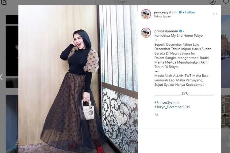 Syahrini dan Reino Barack/ instagram