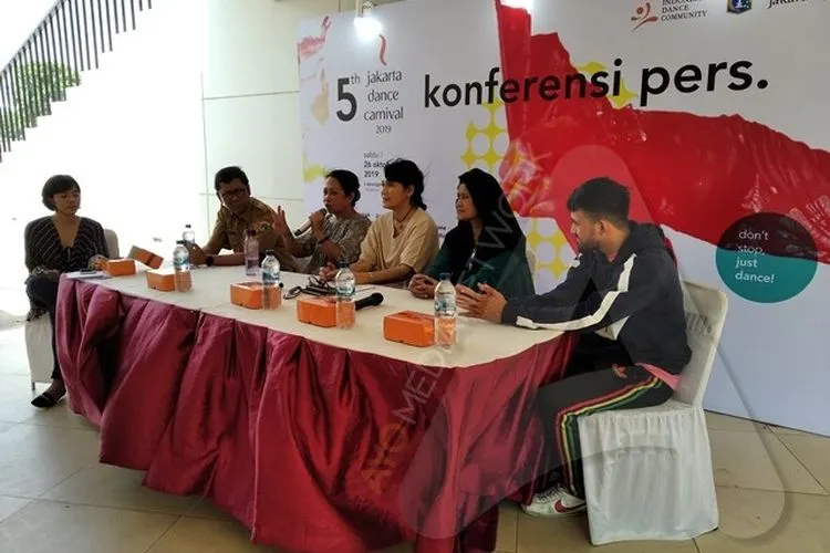 Konferensi pers rencana penyelenggaraan Jakarta Dance Carnival 2019/Ayojakarta.com