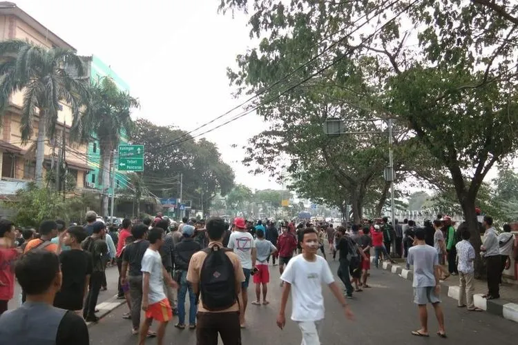 Tawuran warga di Manggarai, Jaksel/Detik