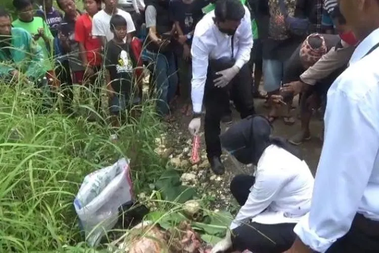 lokasi ditemukannya tengkorak perempuan di Kabupaten Bogor/ dok polisi