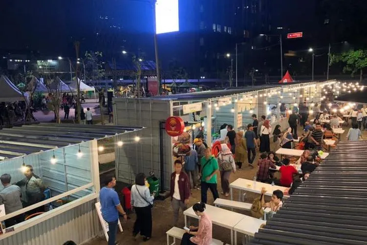 Thamrin 10 Food and Creative Park. (itdp-indonesia.org)