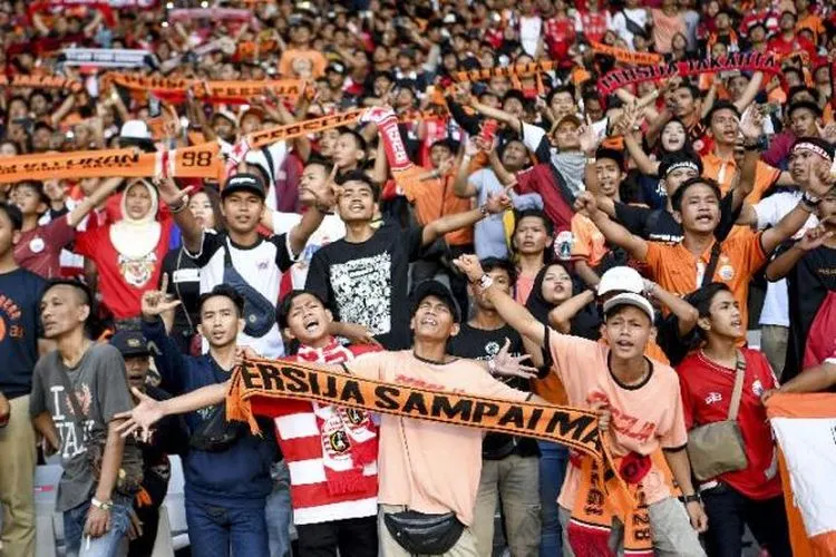 Suporter Persija Jakarta, The Jakmania/Antara