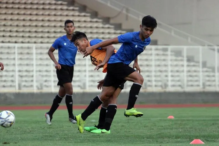 Skuad Timnas U-19 saat berlatih di Jakarta. (dok PSSI)