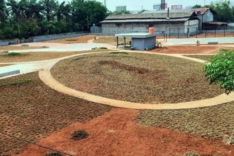 Pembangunan Taman Maju Bersama di Kamal/Beritajakarta.id