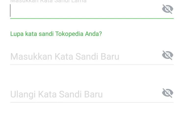 Akun pengguna Tokopedia