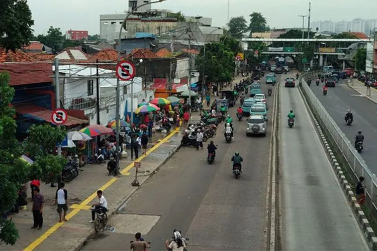 trotoar di Jatinegara, Jakarta Timur/Kompas.com
