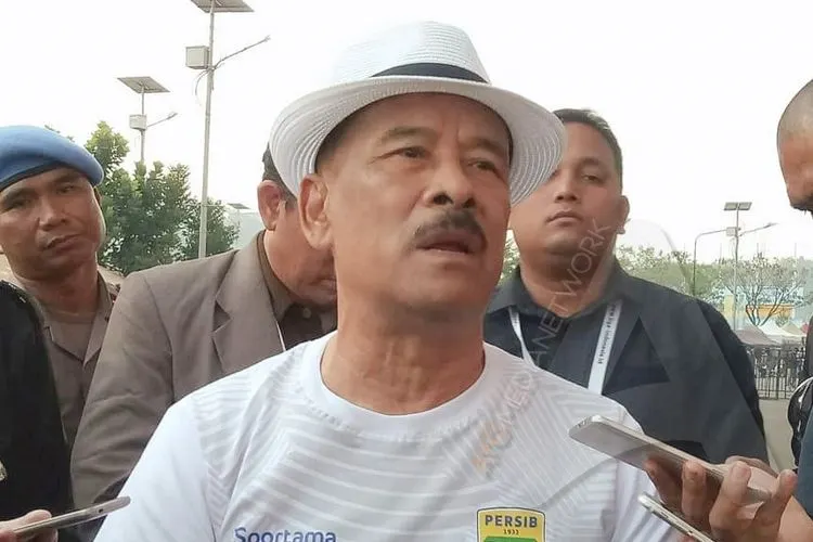 Komisaris PT Persib Bandung Bermartabat (PT PBB), Umuh Muchtar (Ayobandung.com/Eneng Reni)