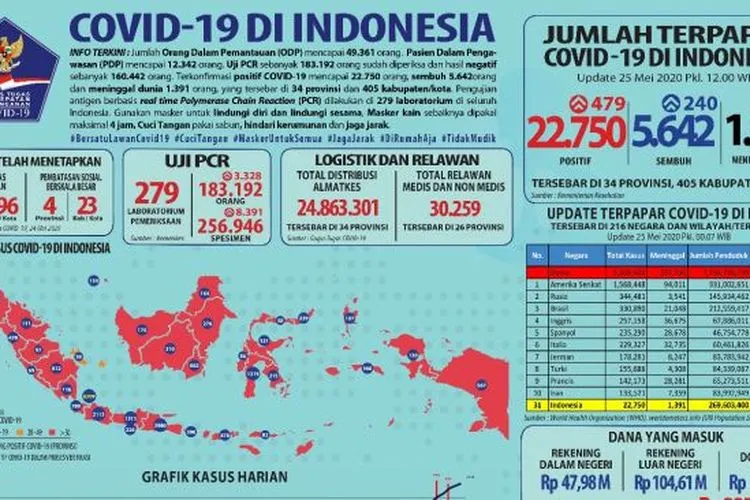 Update Corona RI 25 Mei (dok)