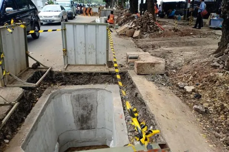Proyek utilitas di Jakpus/pusat.jakarta.go.id