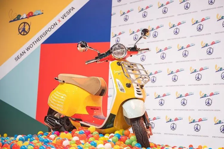 PT Piaggio Indonesia, Jumat (18/9/2020), resmi meluncurkan sepeda motor spesial Vespa Primavera Sean Wotherspoon di Tanah Air.(Piaggio Indonesia)