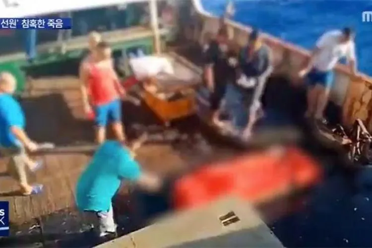 Video viral anak buah kapal atau ABK Indonesia yang meninggal di kapal berbendera Tiongkok lalu dilempar ke laut. (Foto: Humas Ditjen Hubla)