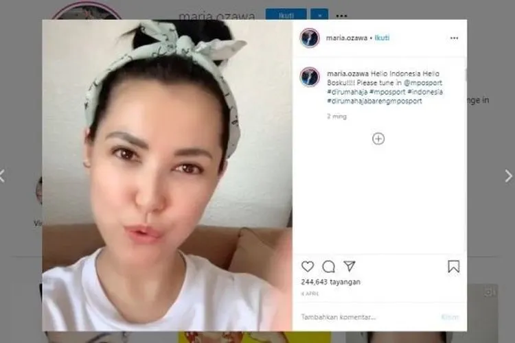 Maria Ozawa (Instagram)