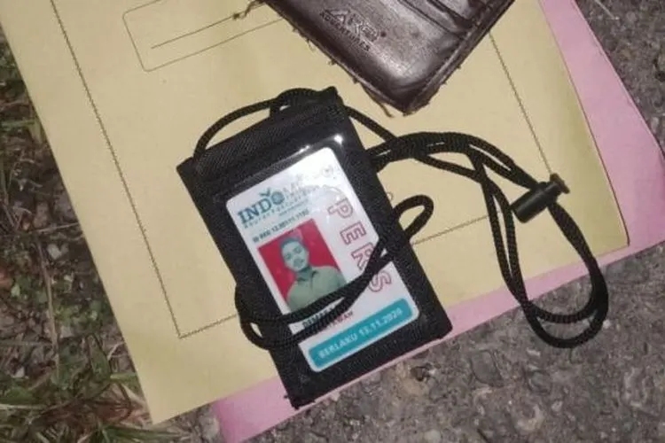 Kartu pengenal wartawan Mamuju Tengah Demas Laira. (istimewa)