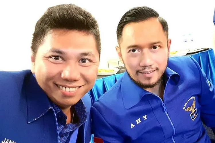 Wakil Sekretaris Jenderal Partai Demokrat, Jansen Sitindaon bersama Ketua Umum Partai Demokrat, AHY/dok: Instagram @jansensitindaon