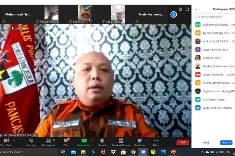 Ketua MPC Pemuda Pancasila Jakarta Timur Noman Silitonga. (dok)