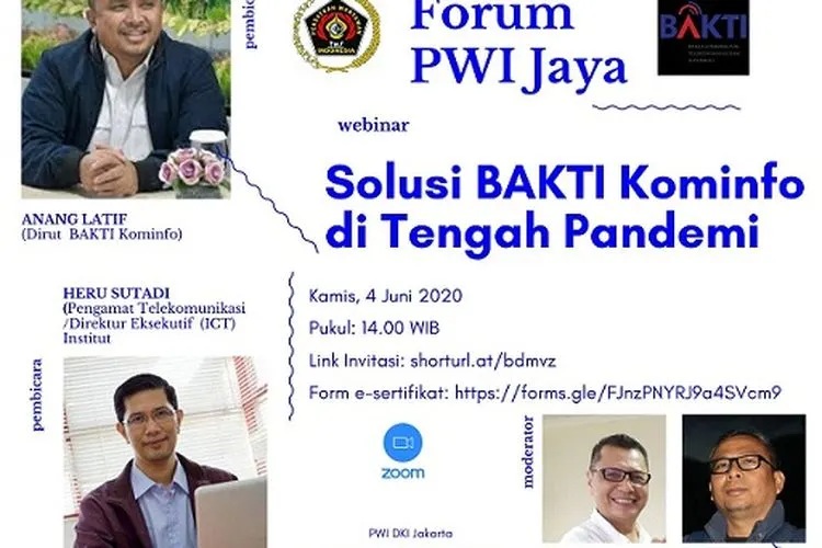 Webinar Forum PWI Jaya-Kemenkominfo