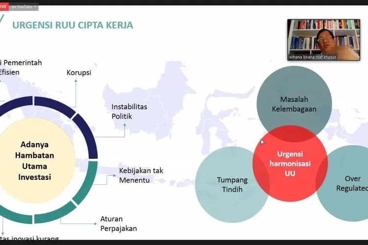 Paparan Guru Besar Fakultas Ekonomi Bisnis Universitas Gadjah Mada (FEB UGM) Prof Wihana Kirana Jaya. (Ayojakarta.com/screenhoot webinar Budi Cahyono)
