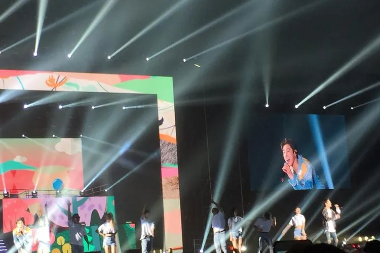 Grup idola asal Korea Selatan, TVXQ sukses menggelar konser di Jakarta di ICE, BSD City, Tangerang, Banten, Sabtu (31/8/2019).  (Istihanah Soejoethi/Ayojakarta.com)